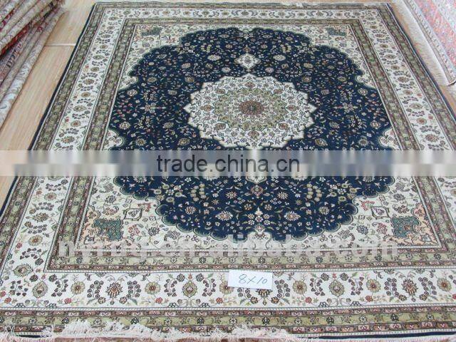 handmade chinese weaver pure silk industrial flat weave rug