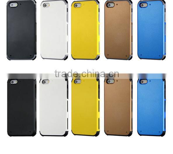 2015 Newest Colorful Tough Slim Armor combo Case Strong Shockproof for IPhone5/5S Case Cover back case