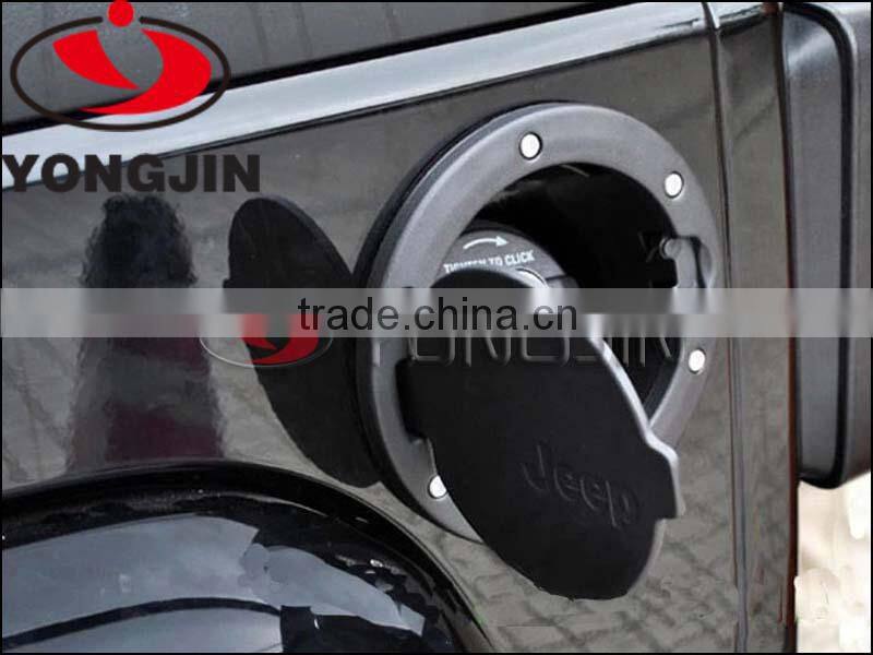 Newest JK Fuel Tank Cover Black gas door cover small engine fuel tank for jeep wrangler gas mini car
