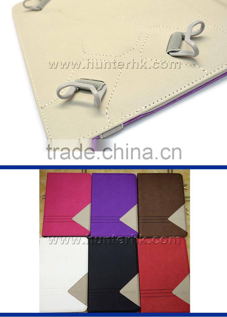 Dual PU Leather Universal Tablet Case For 7-8 Inch
