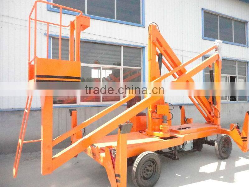 hydraulic trailer boom lifts