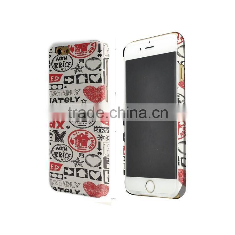 new design Soil release pc glitter phone cover