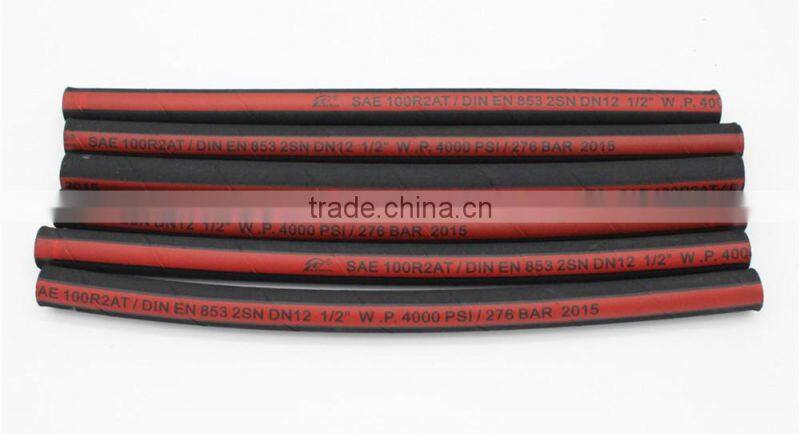 ISO9001 Certificated SAE 100 R2 AT Hydraulic Hose Pipe Price List