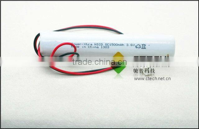 NiCD SC 1800mah battery 1.2v