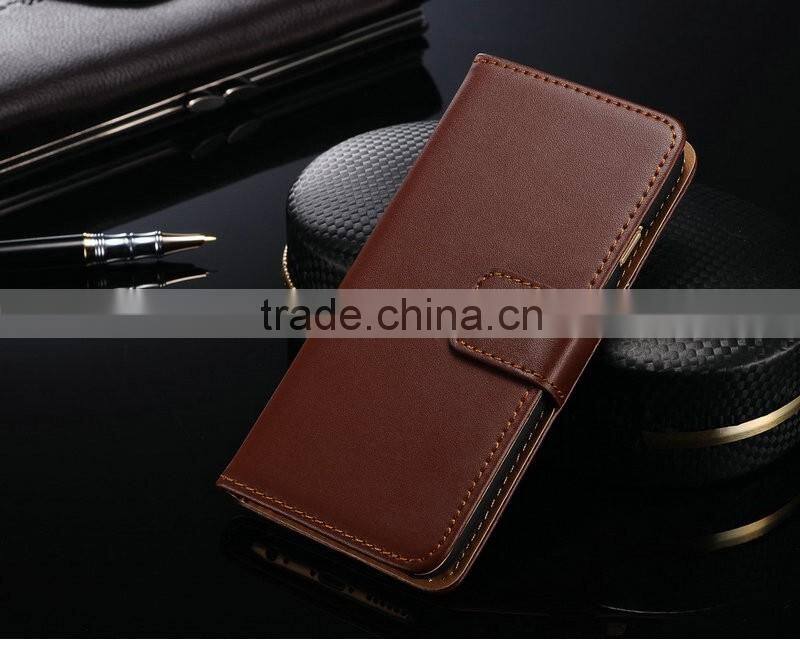 Premium leather flip cover with card slot for samsung galaxy j7 A7/ flip cover for samsung galaxy j1