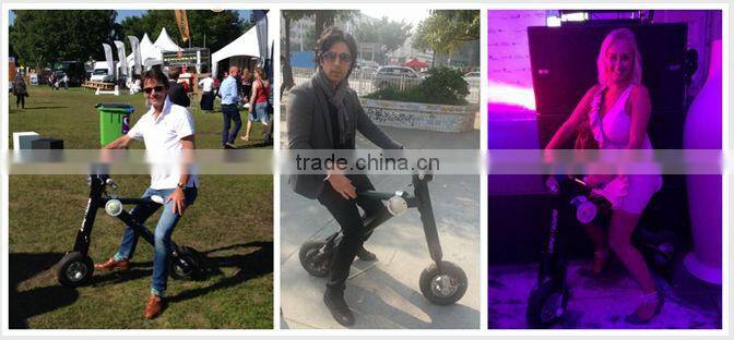 350W / 500W Outdoor sightseeing E-bike Fashion ET Folding electric scooter