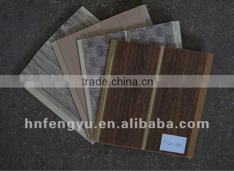 Africa type heat insulation pvc profile door panel