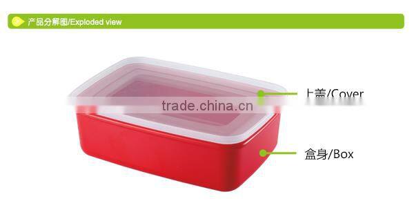 D571 Environmentally friendly materials plastic container with lid plastic container plastic storage boxes with lids