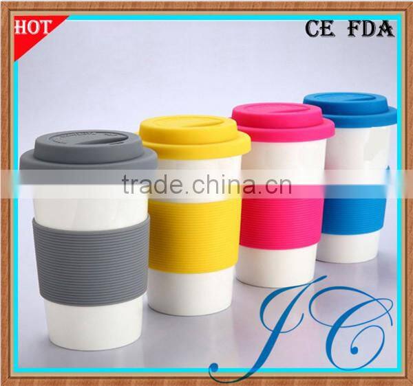 Classic coffee mug and saucer set/colorful ceramic tea cup