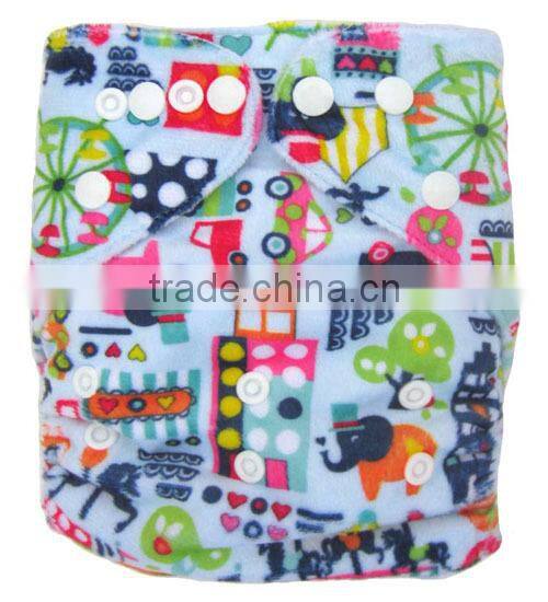 AnAnBaby Adjustable cloth diapers baby Nappies Round tab PUL