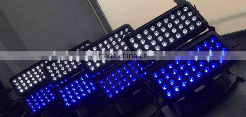 High power 72 x 10w led city color light dmx512 / auto / master-slave led washers RGBW 4in1 Full color mixing Building Washing