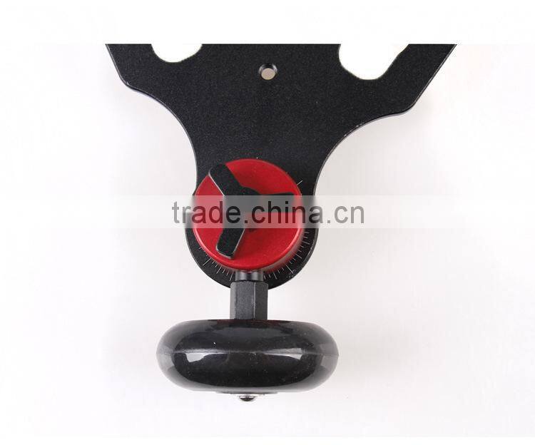 New 3 wheel aluminum camera digital desktop track dolly car