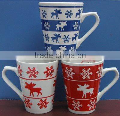 new artwork Laser white porcelain coffee mug