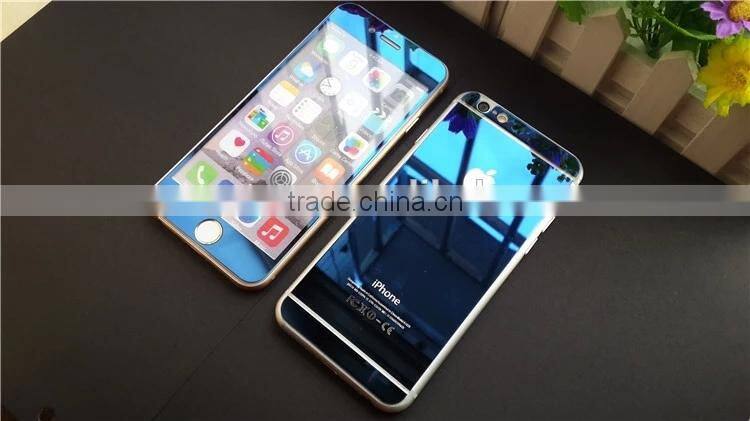 Color Full screen cover tempered glass screen protector for iphone 6, film for iphone 6 plus