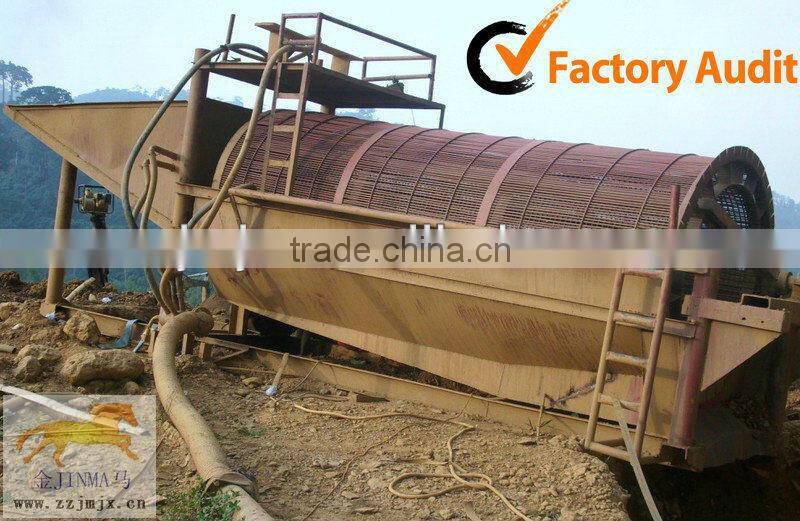 river sand mobile gold washing trommel