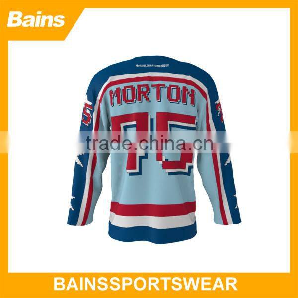2014 best selling sublimation ice hockey jersey/custom ice hockey jersey