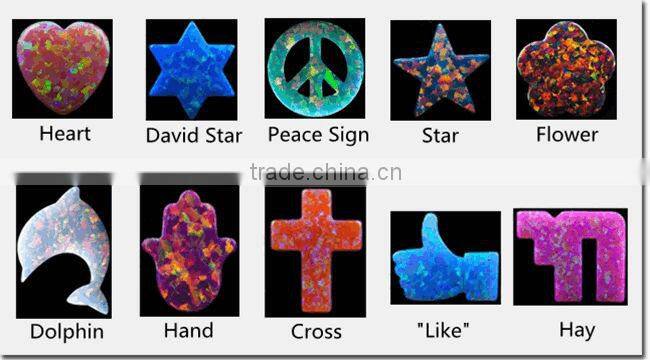 popular 925 sterling silver opal pendant charm 8 opal pendant for ladies