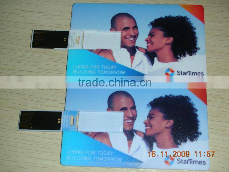 High speed 8gb card type usb flash drive