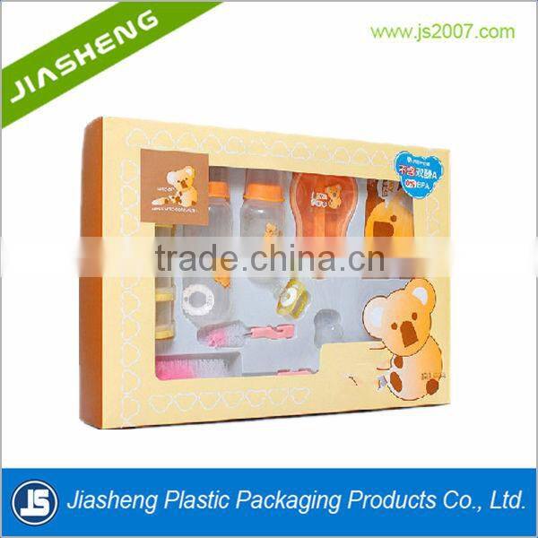 Eco-friendly and non-toxic wholesale gift set baby products pacakging insert tray