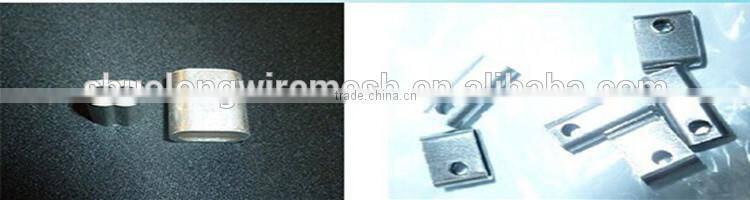 ISO Manufactory provide hand woven stainless steel mesh netting/stainless steel mesh rope netting