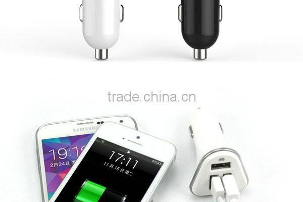 Factory Wholesale Car Charger 3 USB Car Charger Mobile Phone Battery Charger