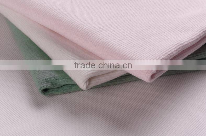 Hot sale Interlock spandex rib knit fabric factory