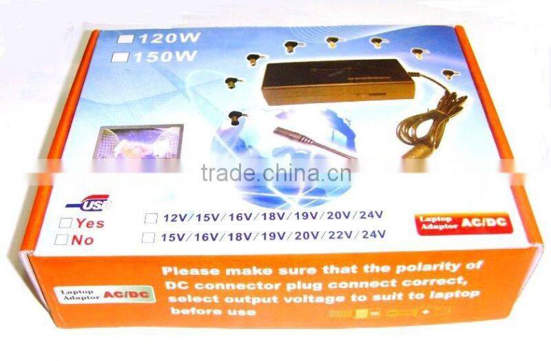 120W universal laptop charger filter function