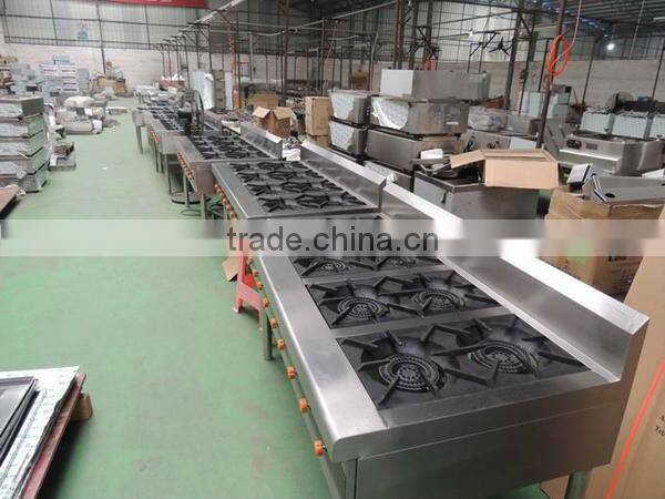 Hotel Restaurant Equipment Cooking Range With 6 Burners BN-6K