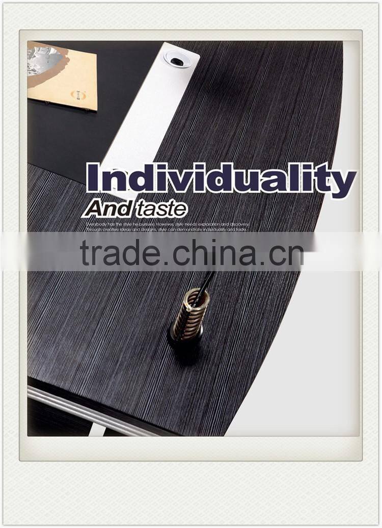 2 step black modern office desk