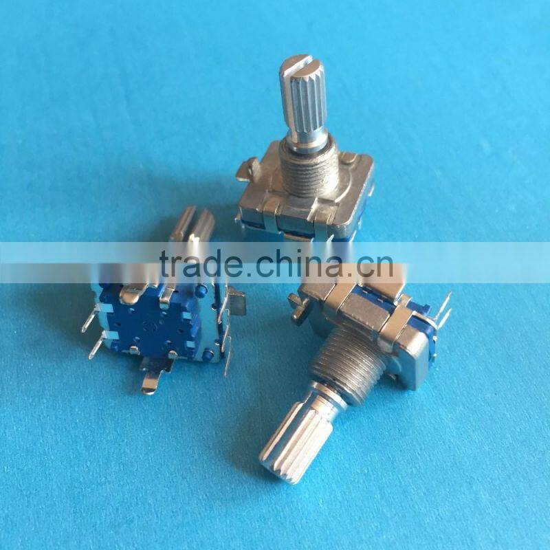 1K 5K 10K 20K 50K 100K 200K 250K 500K linear alps guitar rotary potentiometer with push switch