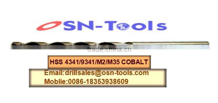 HSS taped shank twist drill DIN338