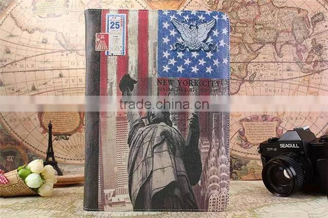 Tablet leather cover retro style case for ipad mini,for ipad mini 3/2 case