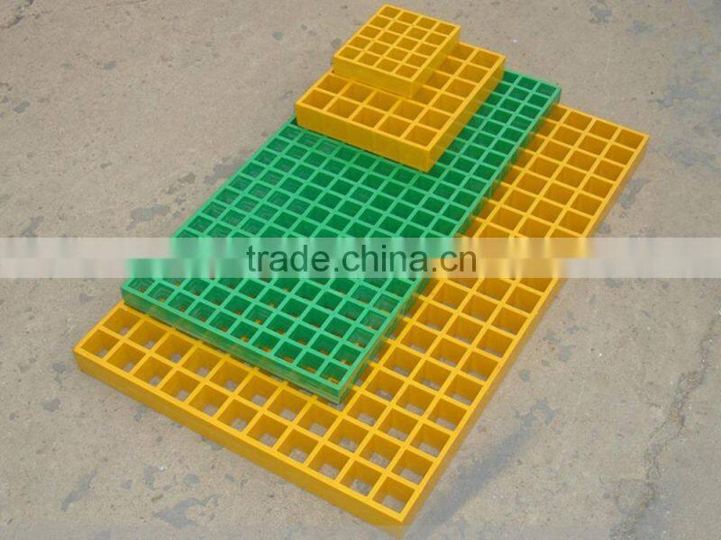 Excellent Corrosion Resistant GRP Composite Plastic Grating For Oil Gas Industry