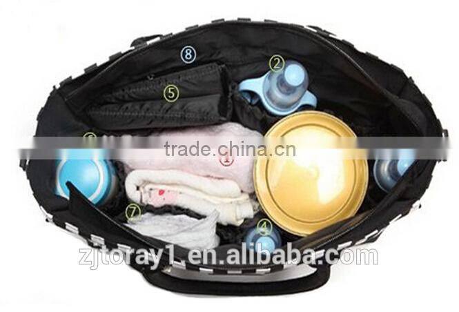 Fashion Baby Diapers Nappy Bag Womens Mummy Waterproof Handbag