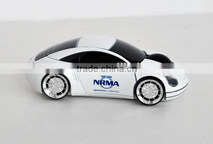 Customized Promotional Gift Laptop 2.4G wireless Car Shape Mouse