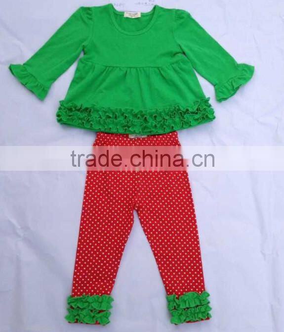 New Red white Wholesale Children cotton pajamas boutique set pajamas kids photo