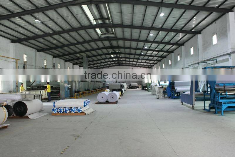 100% polyester EVA resin interlining( for the sports cap, trousers, T-shirt)