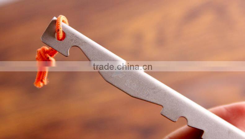 Outdoor Titanium Tent Peg Metal Tent Pegs