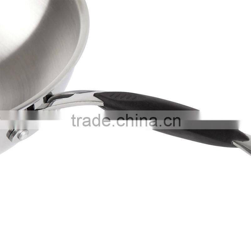 5 Ply Steel S S fry pan for induction cooker