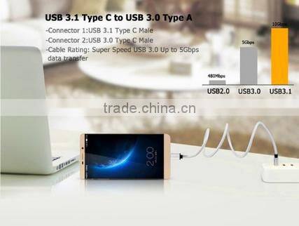 High speed best selling products nylon type C usb date cable for android and iphone