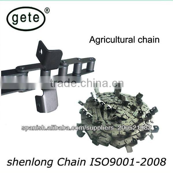 GDR HD agricultural conveyor feeder chain CA413- with K220/K221 attachments both side