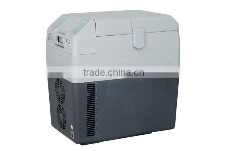 new product 2015 DC12V/24V camping portable mobile car fridge 12V 24V solar camping freezer/fridge refrigerator