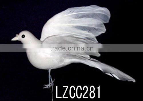 Fancy artificial feather birds LZWQ1331