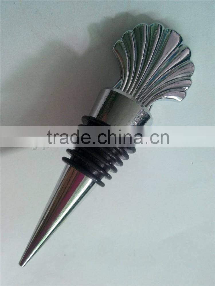 Popular Colorful shell shape Bottle Wine Stopper