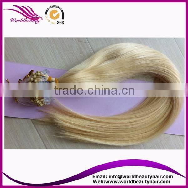 Factory price for micro loop Russian hair extensions with color 613#