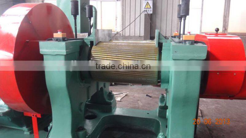 Cracker Mill For Rubber Tires / Rubber Crushing Plant