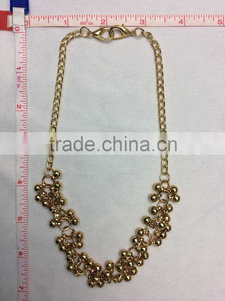 Factory Wholesale Gold Plated Jewelry Necklace Doll Pendant Necklace