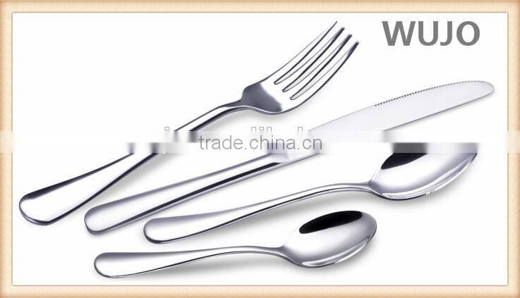 Mirror polish hotel flatware stainless steel cutlery set