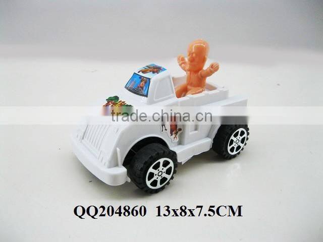 New plastic kids pull line toys car with light can put sugar,Pull line toy car
