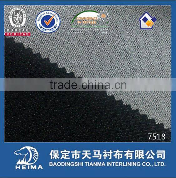 100% polyester fusible knitting interlining garments accessories